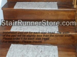 Carpet padding for stairs - Stair Runner Carpet Installation Pad for Steps