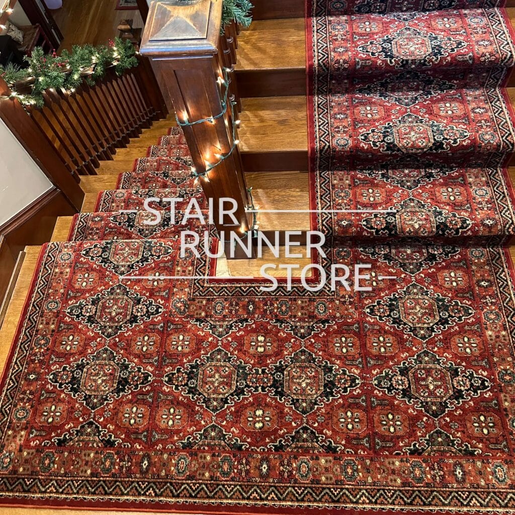 Old World Classics Kashkai Stair Runner Burgundy