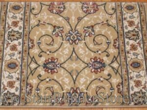 Ancient Garden Stair Runner 57120 Gold 26"