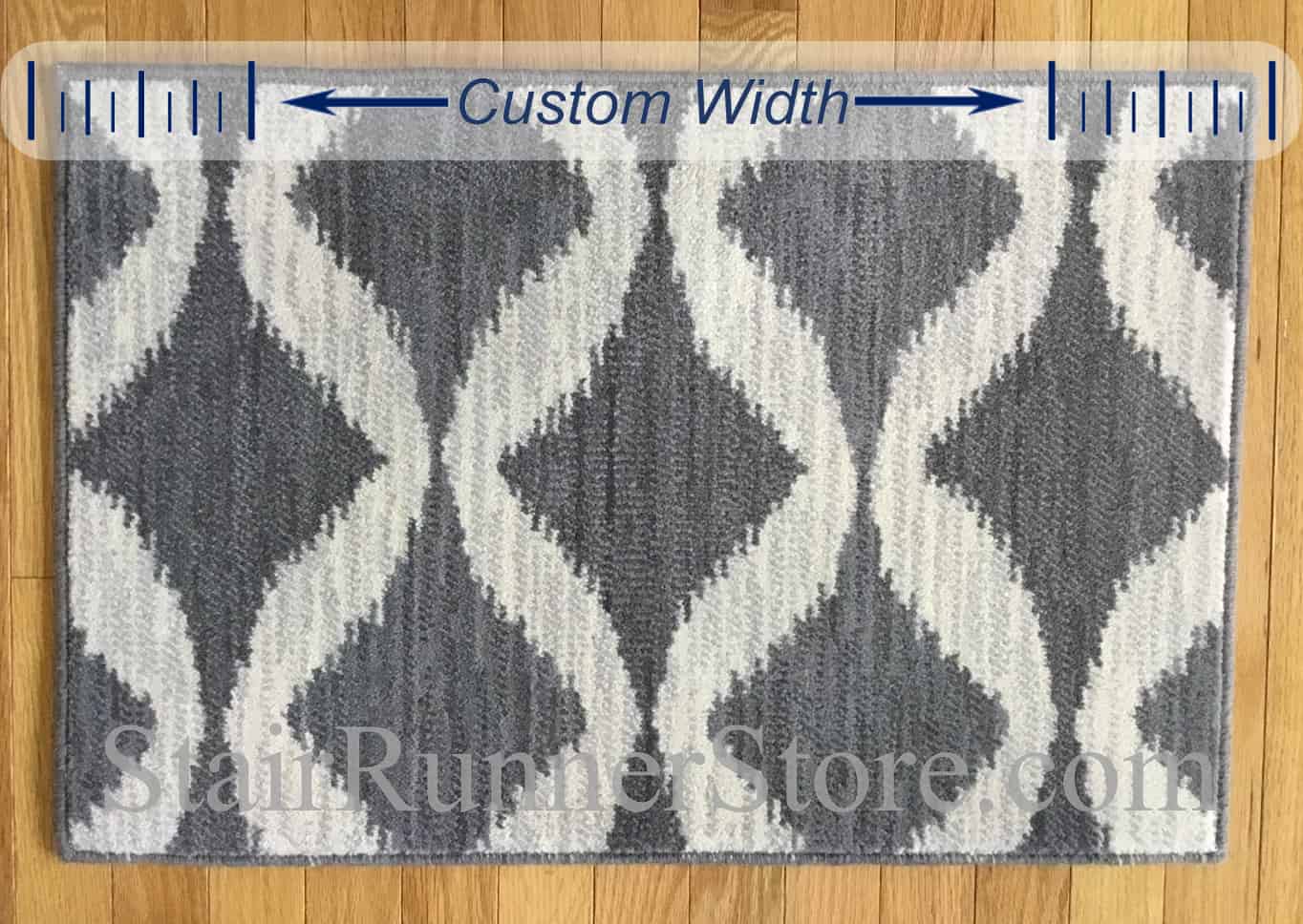 Bukhara Custom Width Runner - Stone