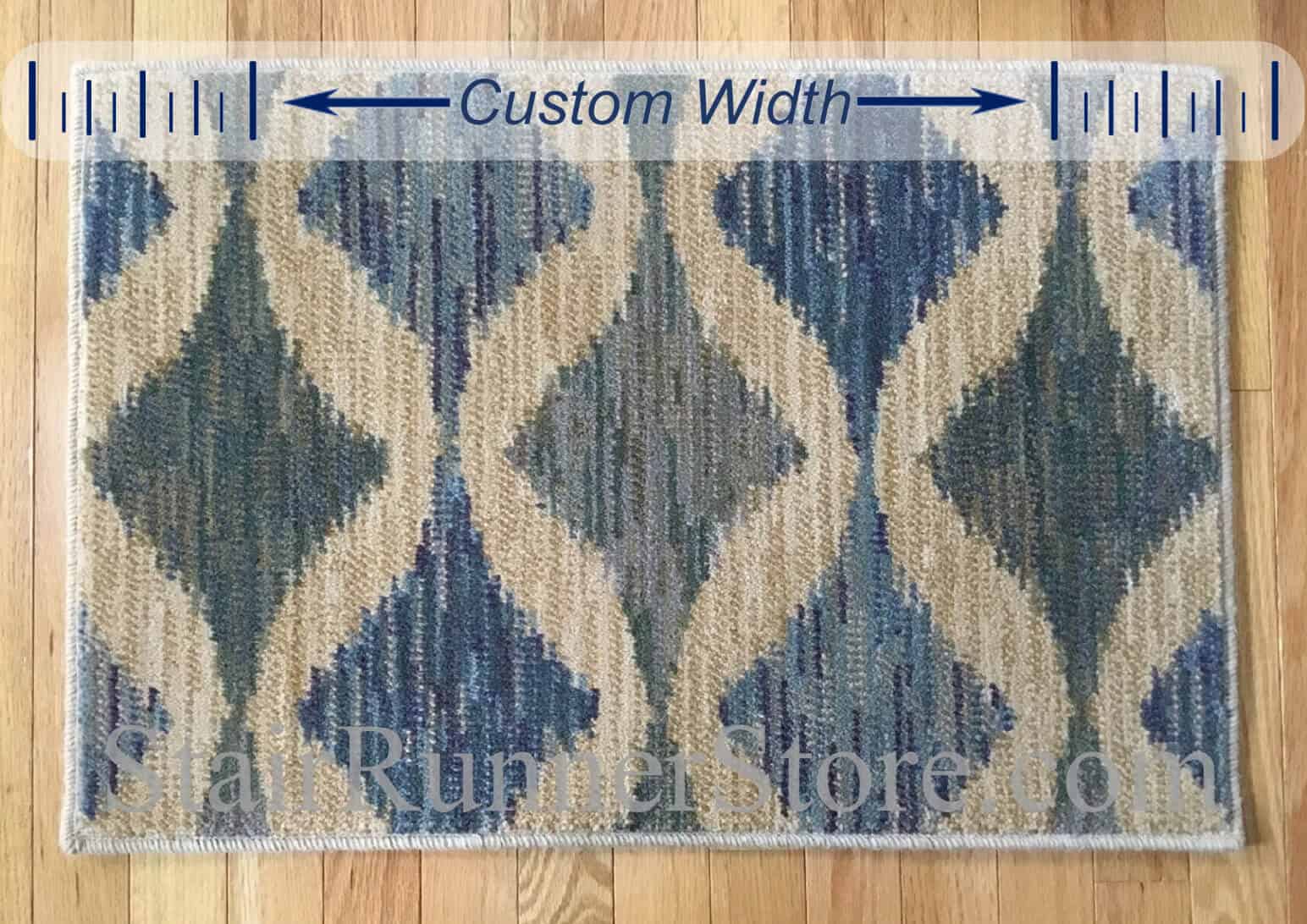 Bukhara Custom Width Runner - Marina