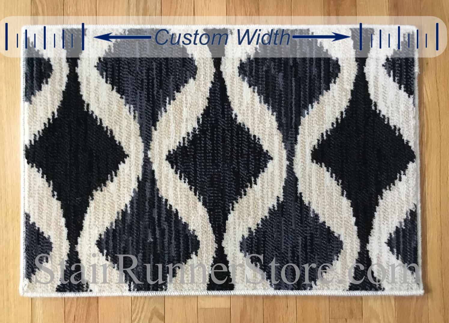 Bukhara Custom Width Runner - Nocturnal