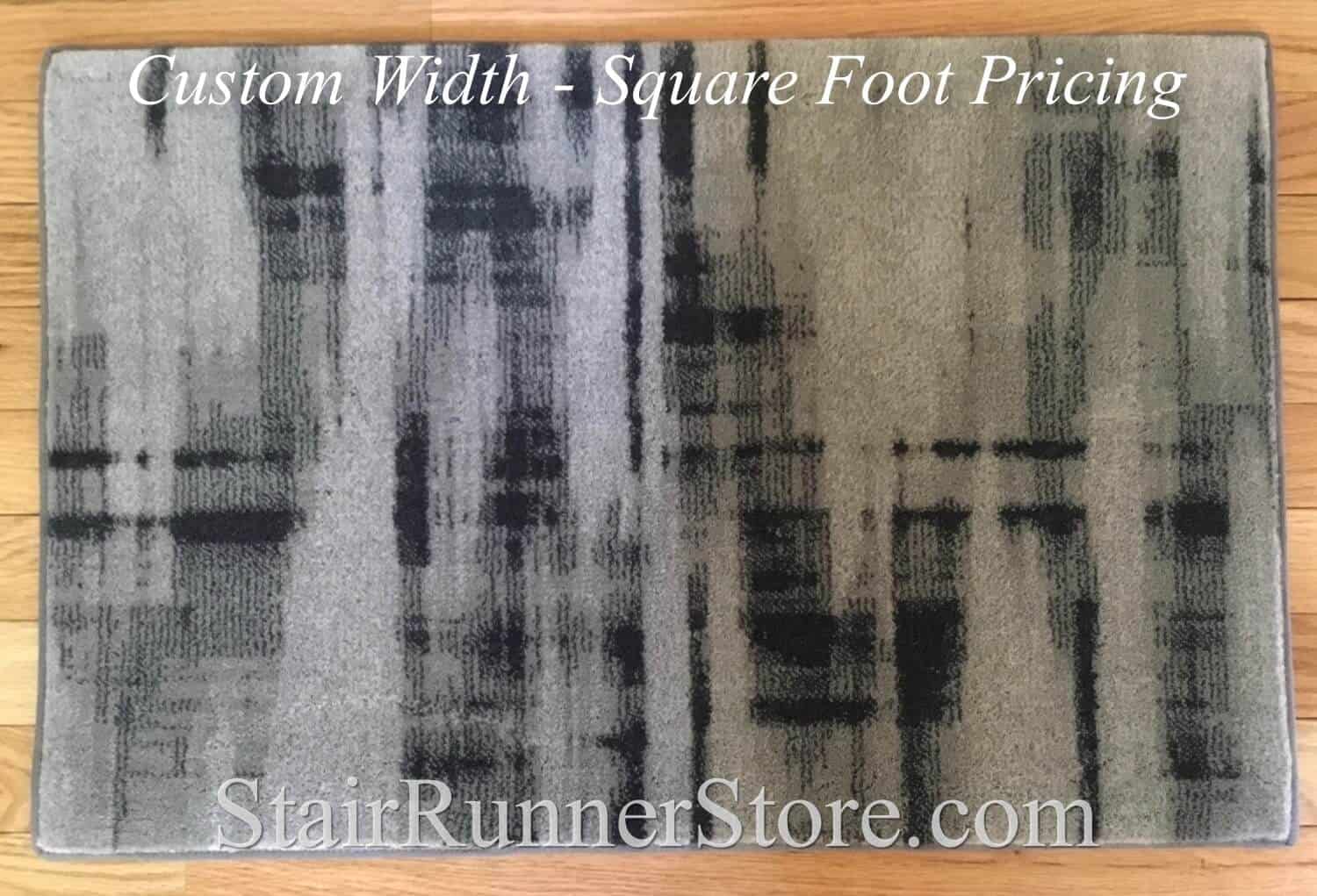 Edmund Midnight Custom Width Runner sample