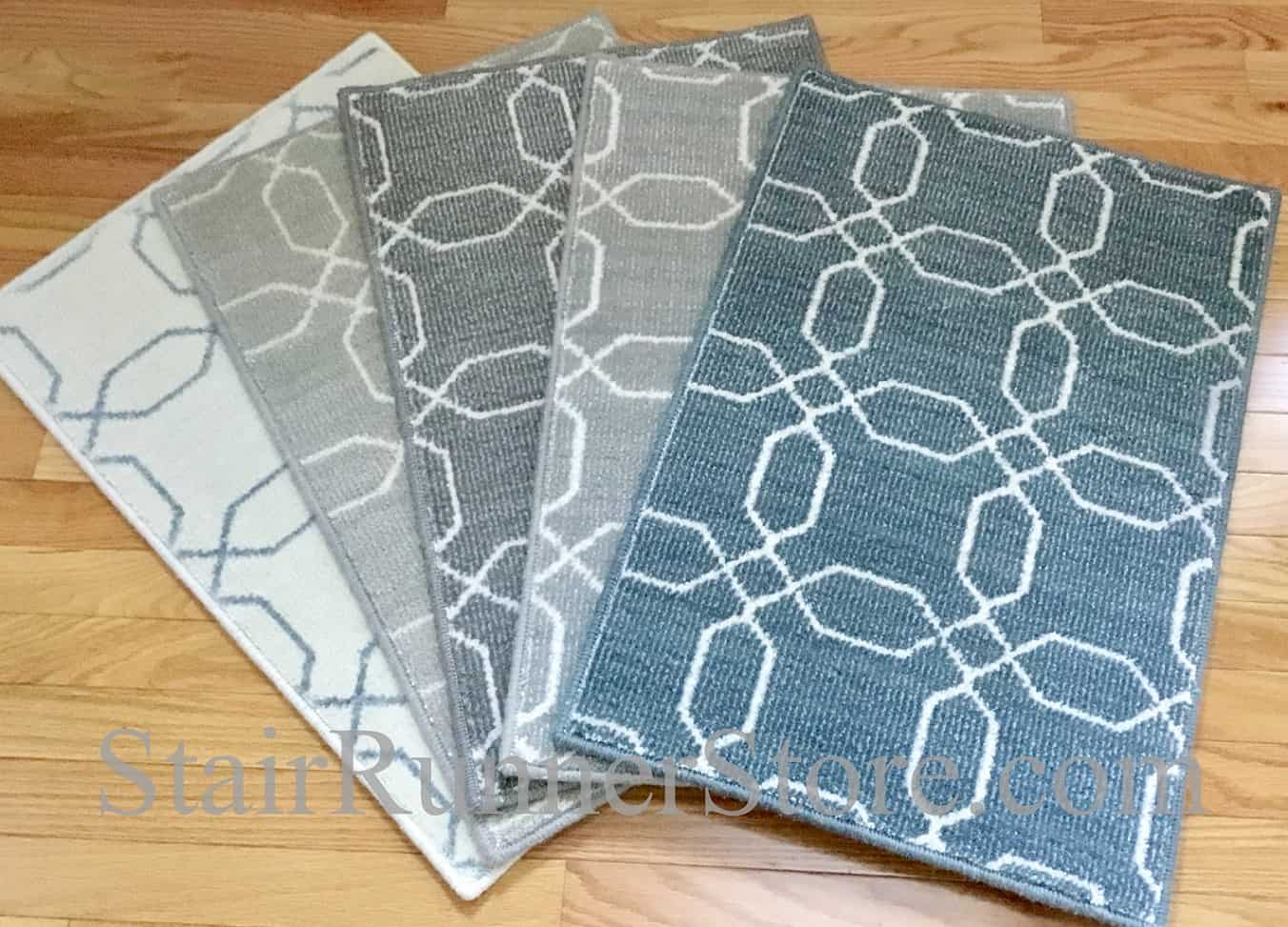 Galaxy Custom Width Runner - Mushroom stair runner samples