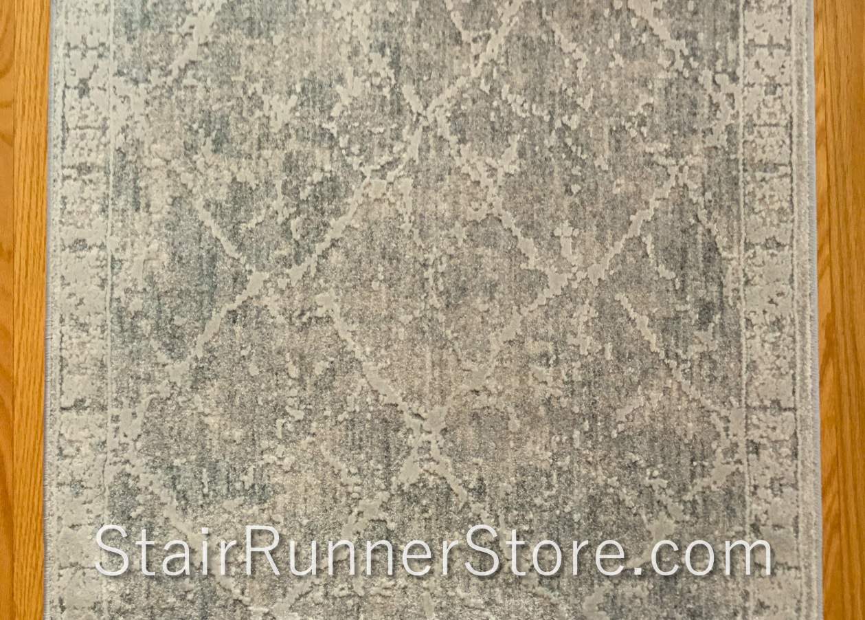 Infinite Trellis Fieldstone Stair Runner 27"