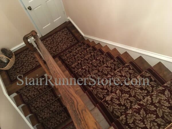 Secret Garden Stair Runner 49001 36" stair runner installation
