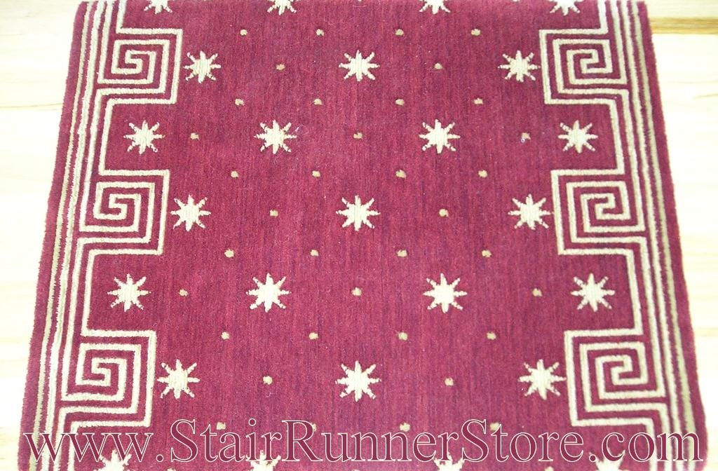 Nourison Celestial Stair Runner Red 30"