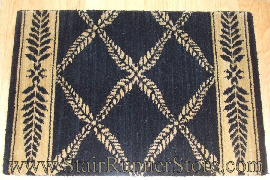 Nourison Chateau Normandy Stair Runner Onyx 27"