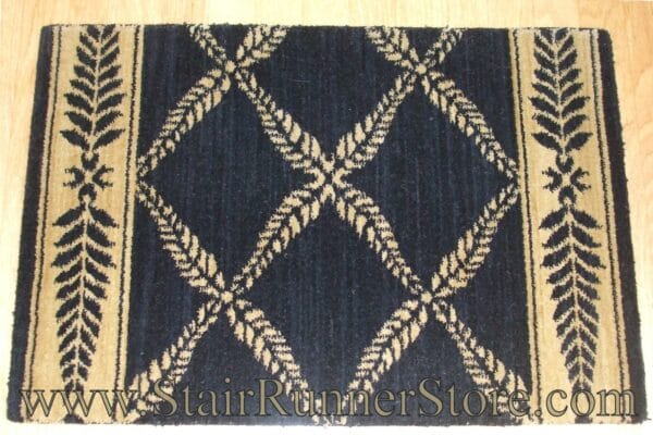 Nourison Chateau Normandy Stair Runner Onyx 36"