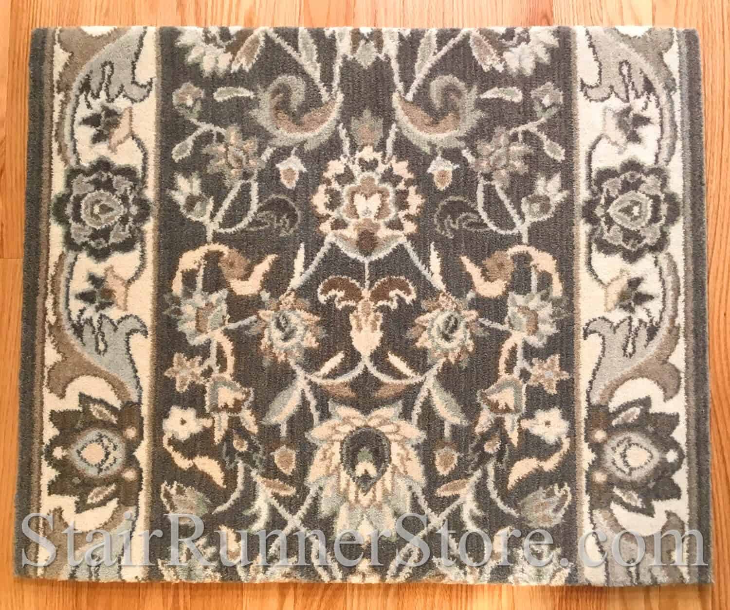 Nourison Kashan Elite Stair Runner Dark Roast 41"