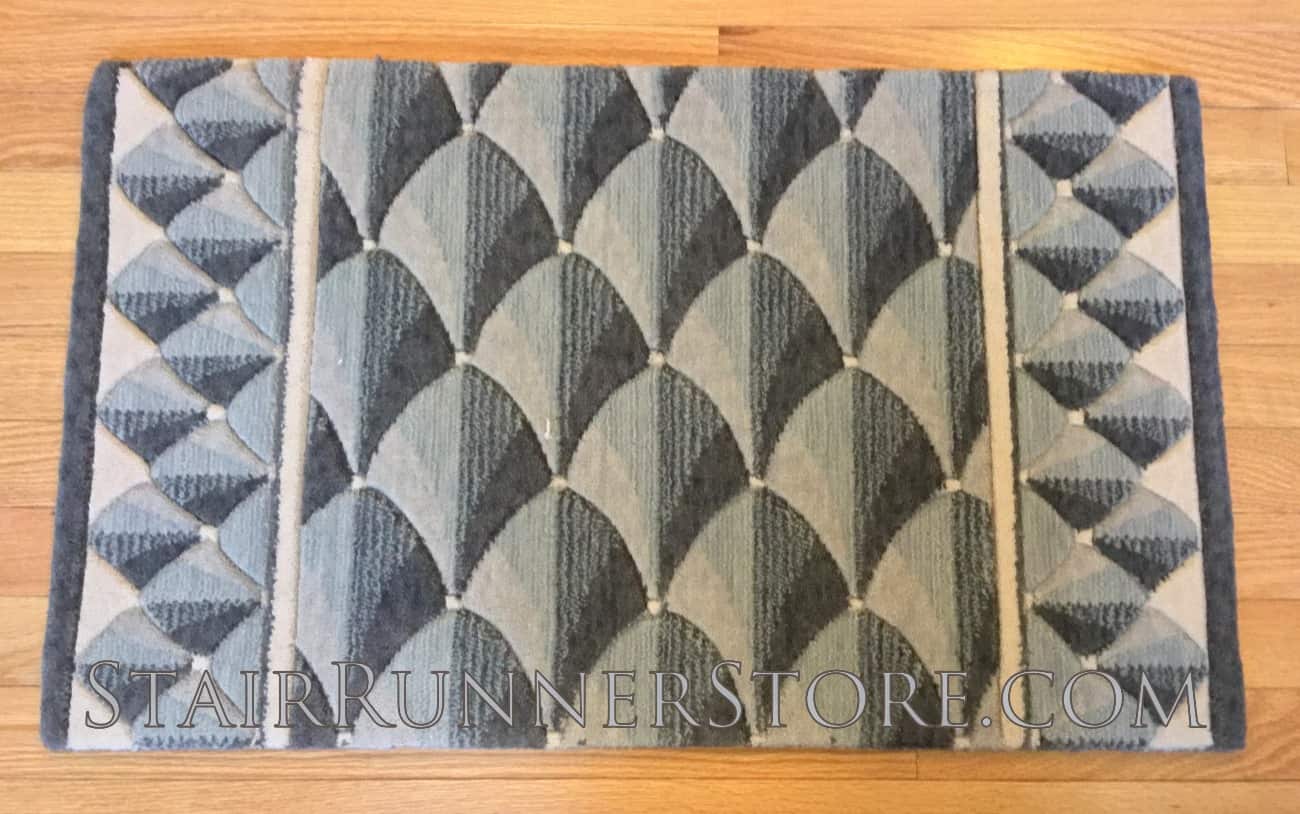 Nourison Shadowscape Stair Runner Chrome 36"