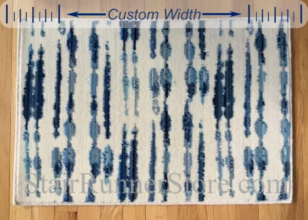Variegated Custom Width Runner - Blue