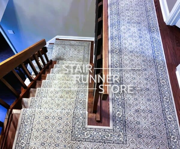 About Us Stair Runner Store | Ancient-Garden 57011 Soft Grey Hall and Stair Runner