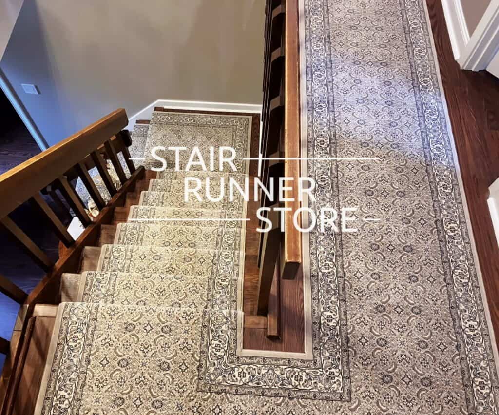 Ancient Garden 57011 Soft Grey Custom Hall Runner and Stair Runner, Inspiration Gallery by Stair Runner Store