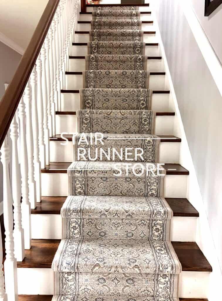 Ancient Garden 57011 Soft Grey Straight Stair Runner, Inspiration Gallery by Stair Runner Store
