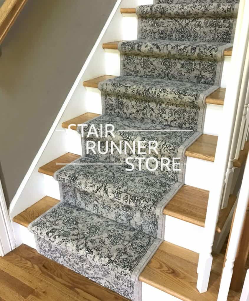 Ancient Garden 57136 Silver Grey Installation 2