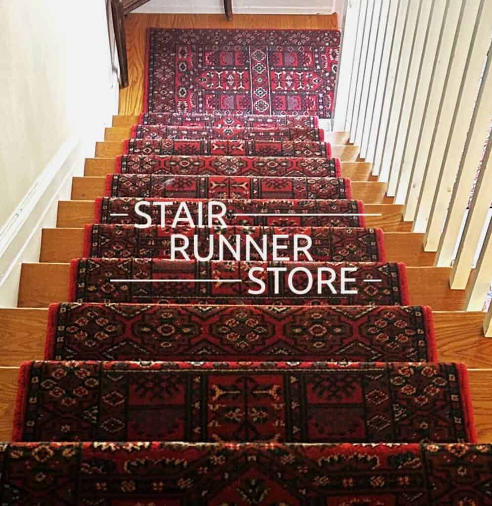 Brink and Campman Amon Stair Runner Installed 2, Custom Carpet Runners, Amon 250000 Stair Runner 27.5 Inch | Stair Runner Store