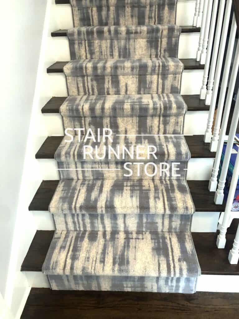 Edmund Custom Size Stair Runner Installation 2