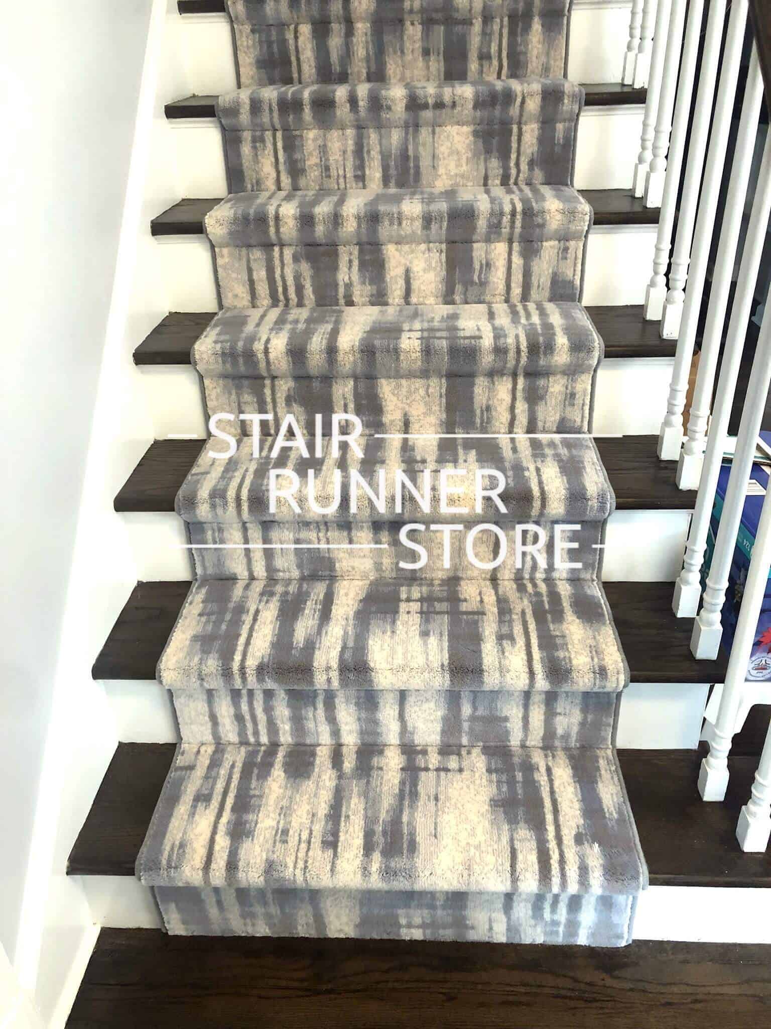Edmund Custom Size Stair Runner Installation 2
