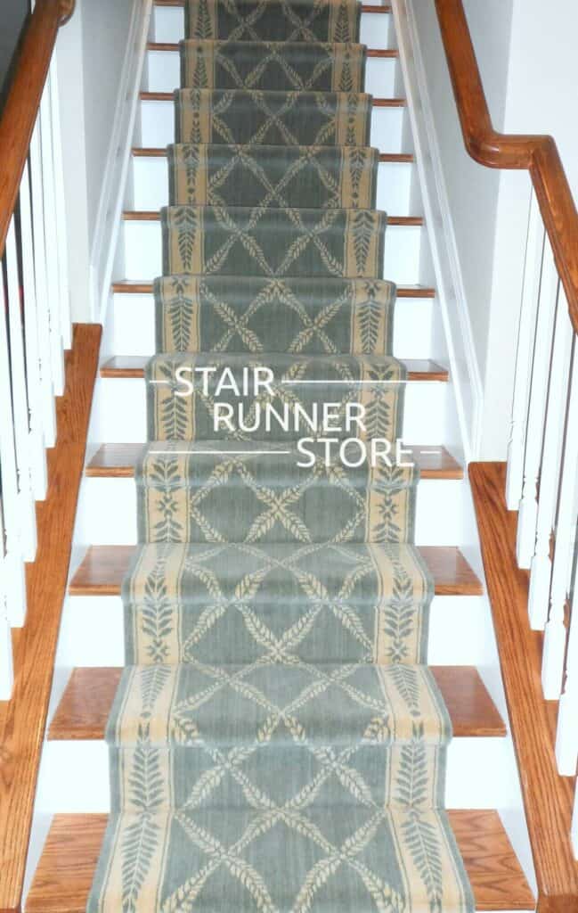 Normandy sapphire stair runner installation