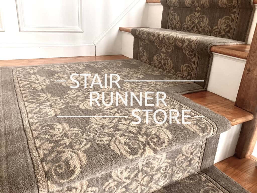 Yorkshire Thistle stair runner landing turn, Inspiration Gallery by Stair Runner Store