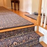 Brilliant-7278-Slate-Stair-and-Hall-Runner-Installation, Carpet runner end finish serging, , Home - Stair Runner Store