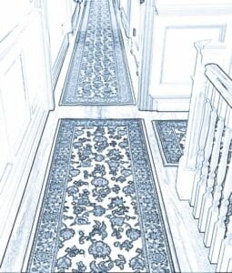 plan your runner project, hall runner
