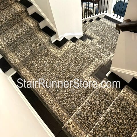 Ancient Garden 57011 Grey Cream Shipped T Landing